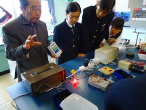 中2理科実験出前授業