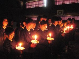 長崎精道小学校 クリスマスセレモニー