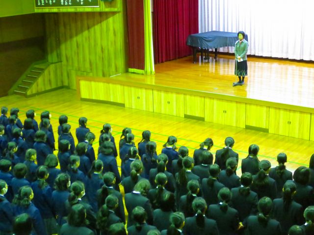 3学期始業式がありました