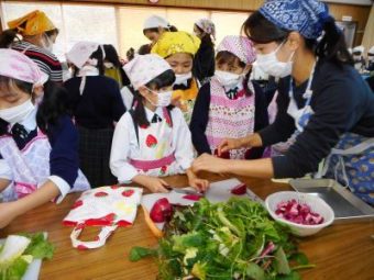 「元気野菜」収穫とクッキング2017