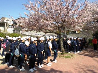 中学校 春の歓迎遠足2017