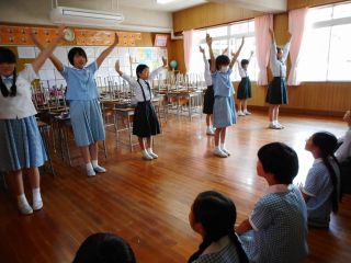 保健体育委員会 活動中! 小5・6年生