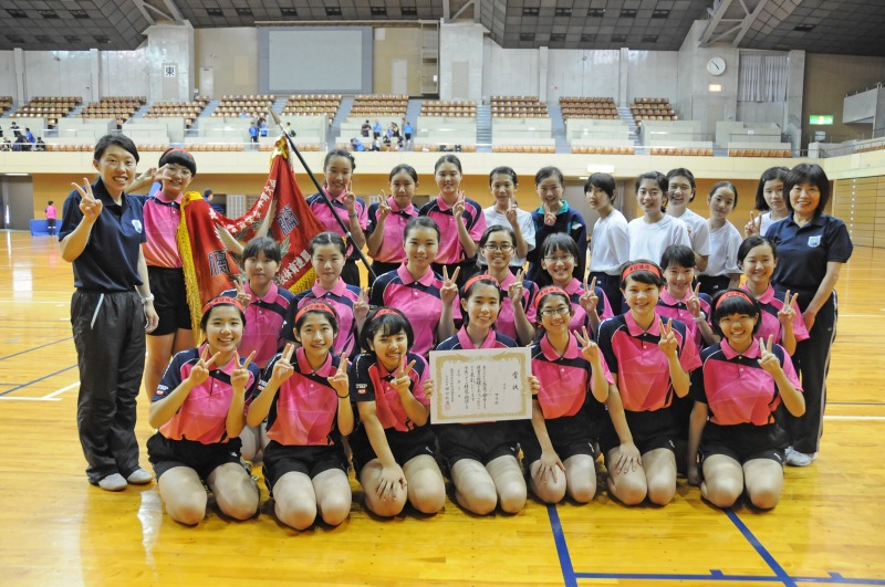 「おめでとう!中総体」 卓球 優勝、ソフトテニス ベスト8