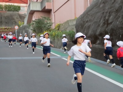 小学校 マラソン・なわとび記録会2017