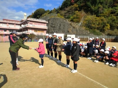 小学校 マラソン・なわとび記録会2017