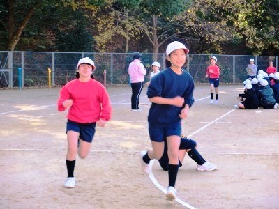 小学校 マラソン・なわとび記録会2017