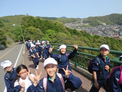 中学校「春の歓迎遠足」2018