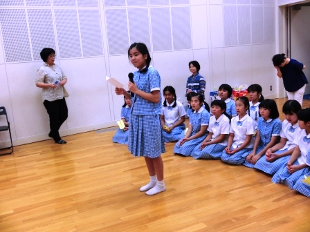 中国大連の小・中学生と交流2019
