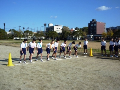 中学校でも駅伝・長縄大会
