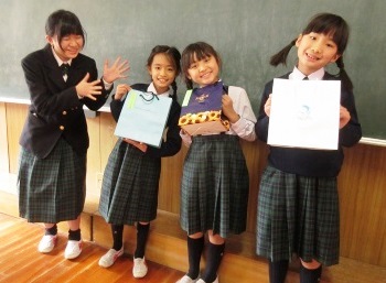 校内年賀はがき抽選会