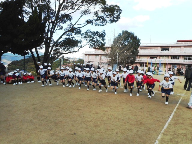 小学校 マラソン・なわとび記録会2017