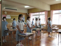 令和２年度２学期始業式