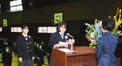 令和２年度　卒業式