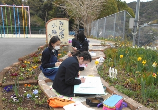 校内写生大会