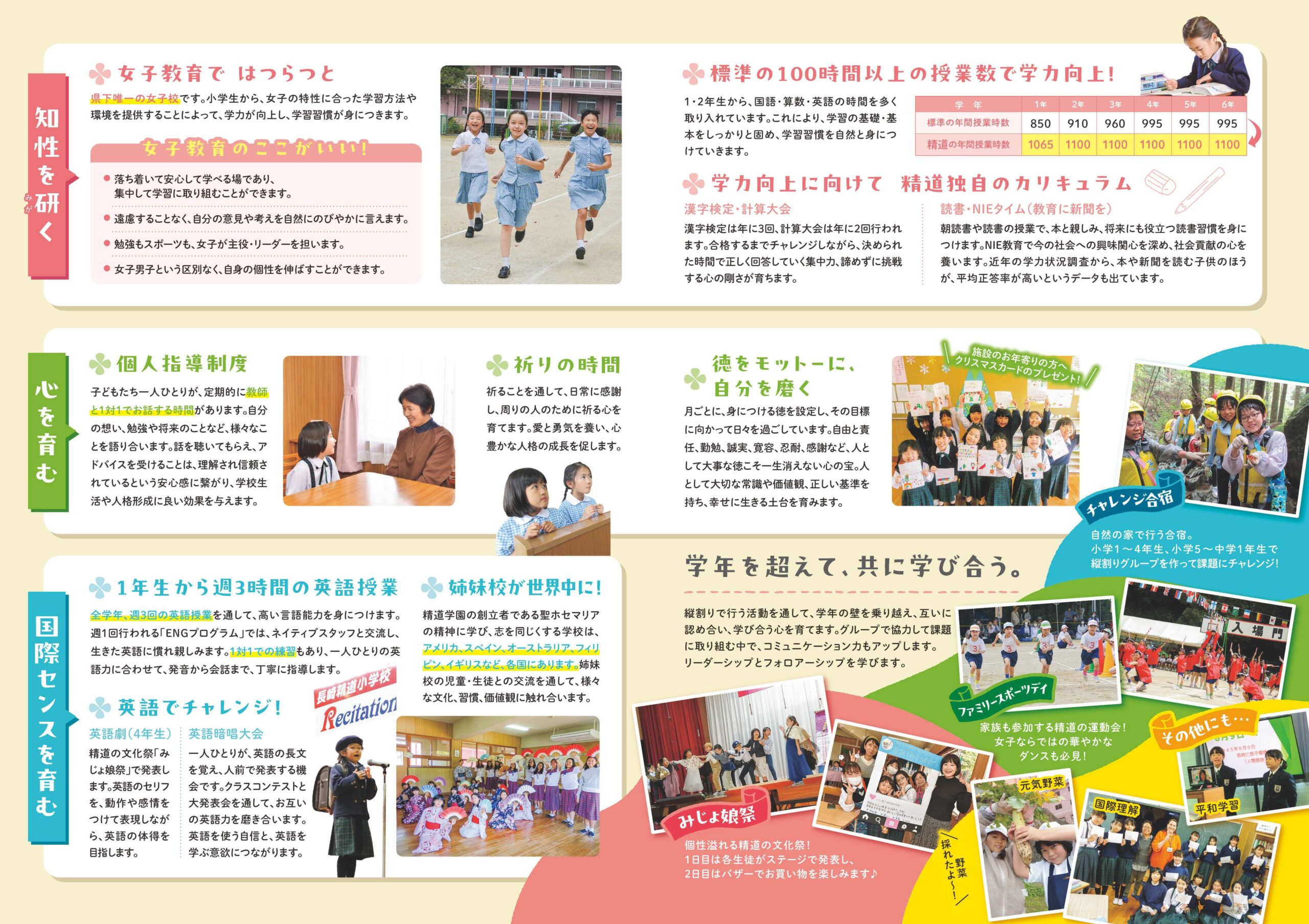長崎精道小学校 2026年度 学校案内